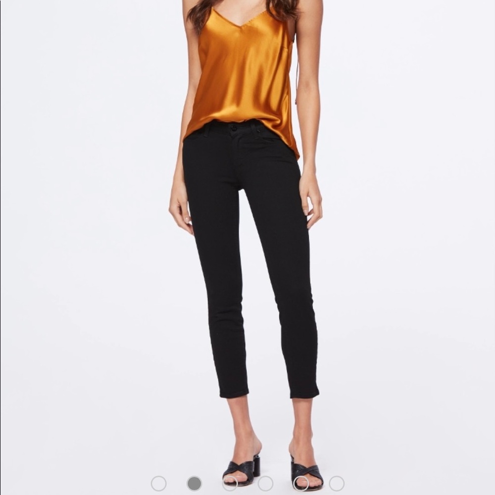 Paige Verdugo Cropped Black Jeans